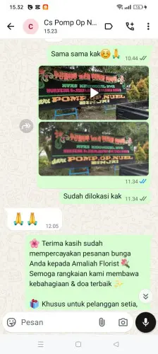 Testimonial Papan Bunga curugbadak