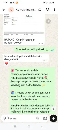 Testimonial Papan Bunga curugbadak