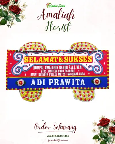 Karangan Bunga Ucapan Selamat curugbadak